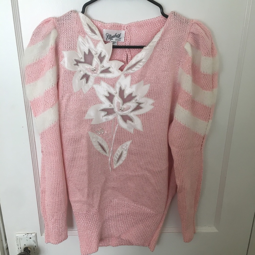 Vintage Pink 80s Sweater